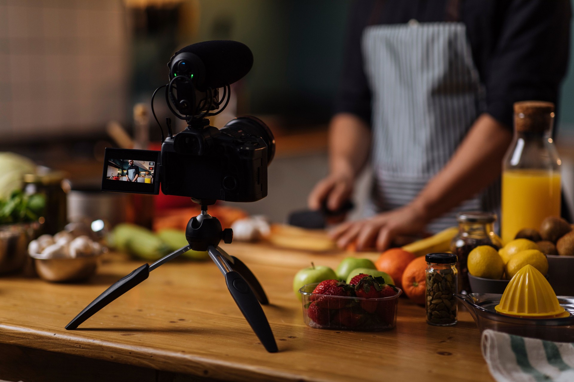 Capturing food preparation